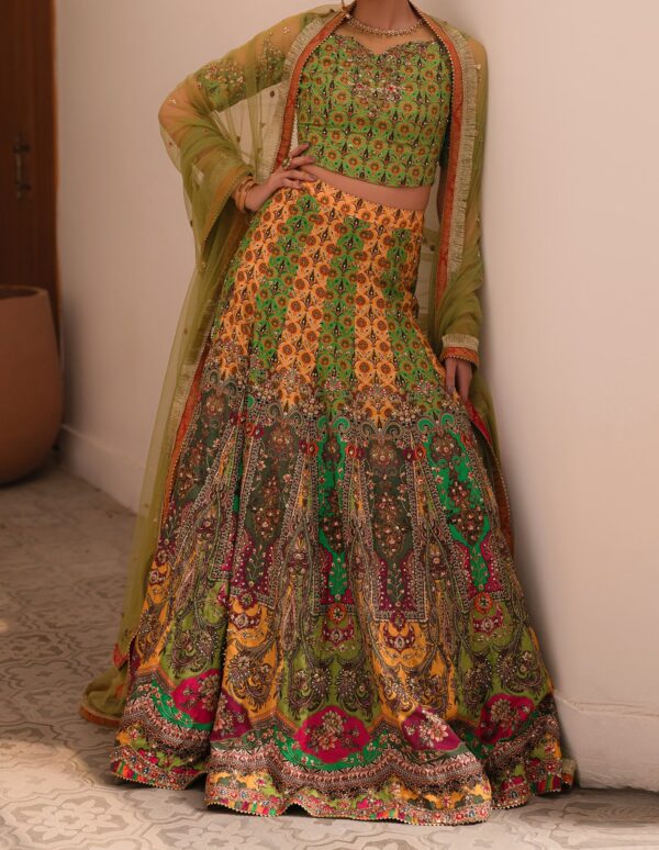 Multi Kali Lehnga Choli - Image 3